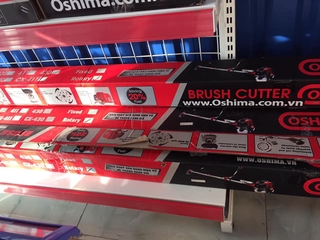 Máy Cắt Cỏ 2 Thì 1500W Oshima 430 Bạc