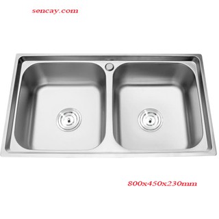 CHẬU RỬA CHÉN 80X45X23 cm + Tặng rổ đa năng trị giá 400.000đ