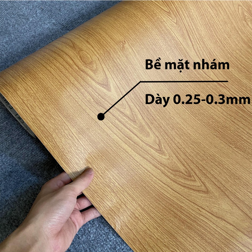 1m x khổ 60CM | Giấy dán tường giả gỗ, decal giả gỗ dán tường phòng ngủ,dán phòng khách,dán tủ,dán bàn đẹp