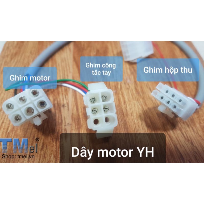 Dây cắm nối motor và hộp nhận điều khiển