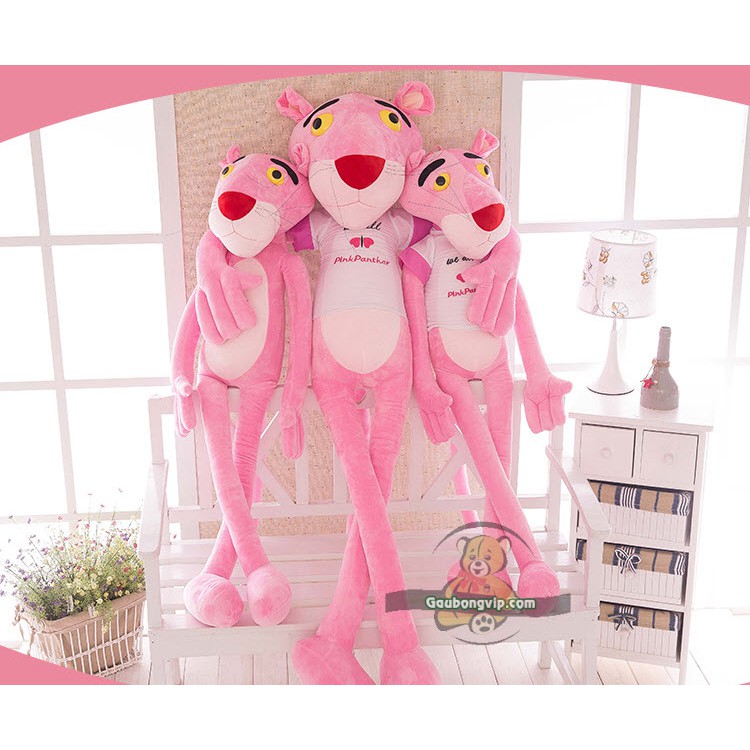 Gấu bông báo hồng Pink Panther siêu ngộ nghĩnh 1m