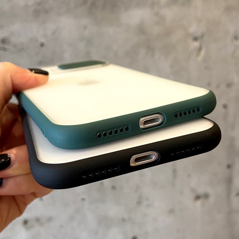 Ốp điện thoại TPU trong suốt có thanh trượt bảo vệ camera cho iPhone 11 Pro MAX i7 i8 Plus XR XS MAX SE 2020 | BigBuy360 - bigbuy360.vn