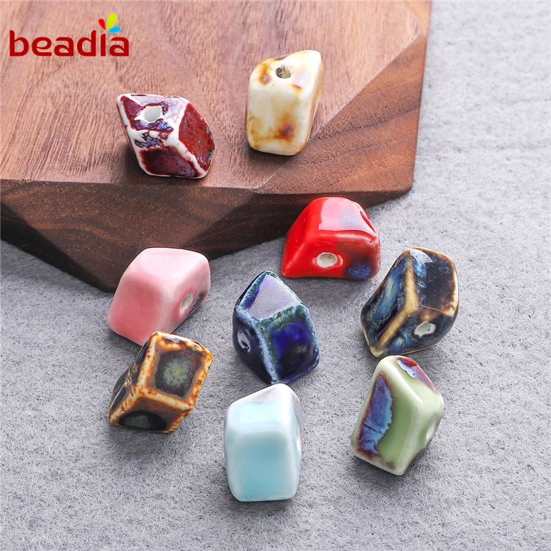 Hạt Cườm Sứ Beadia Hình Thang Dùng Làm Trang Sức Thủ Công DIY