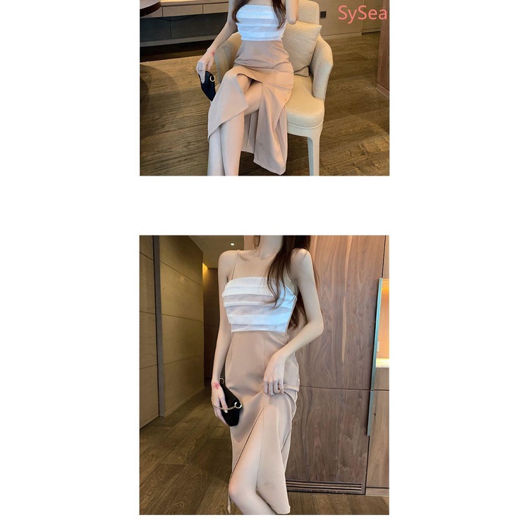 Đầm Hai Dây Xẻ Tà Quyến Rũ Thời Trang Hè Cho Nữ