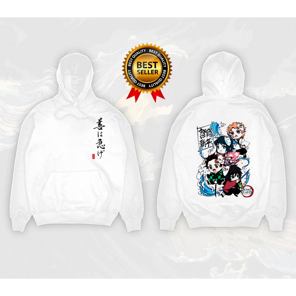 Áo Hoodie Kimetsu no Yaiba Tanjiro Nezuko chibi Anime độc đẹp giá rẻ