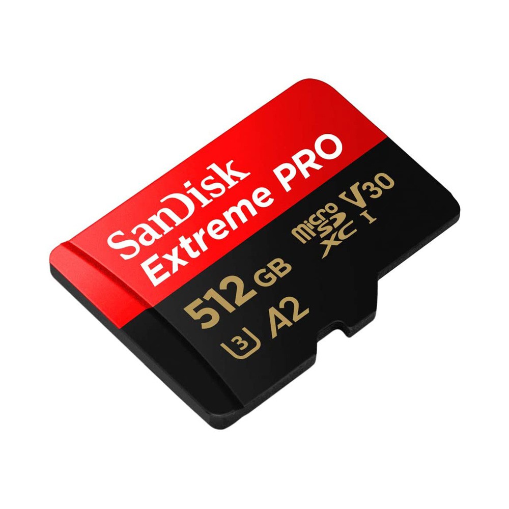 Thẻ nhớ MicroSDXC SanDisk Extreme Pro V30 U3 4K A2 512GB R170MB/s W90MB/s (Đen)