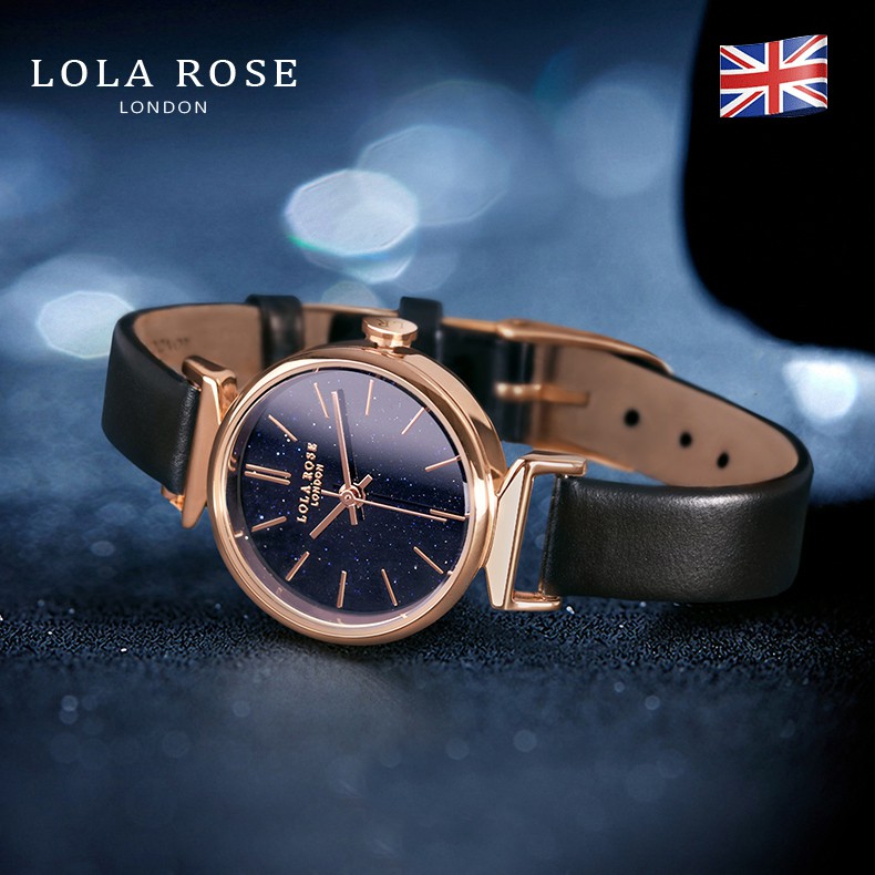 Đồng hồ nữ mặt tròn nhỏ đồng hồ Lolarose đá cẩm thạch galaxy lấp lánh cho cô nàng thanh lịch bảo hành 2 năm LR2048 | BigBuy360 - bigbuy360.vn