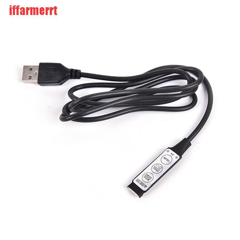 Bộ Điều Khiển Đèn Led Dc 5v Usb Rgb 3 Nút 4pin