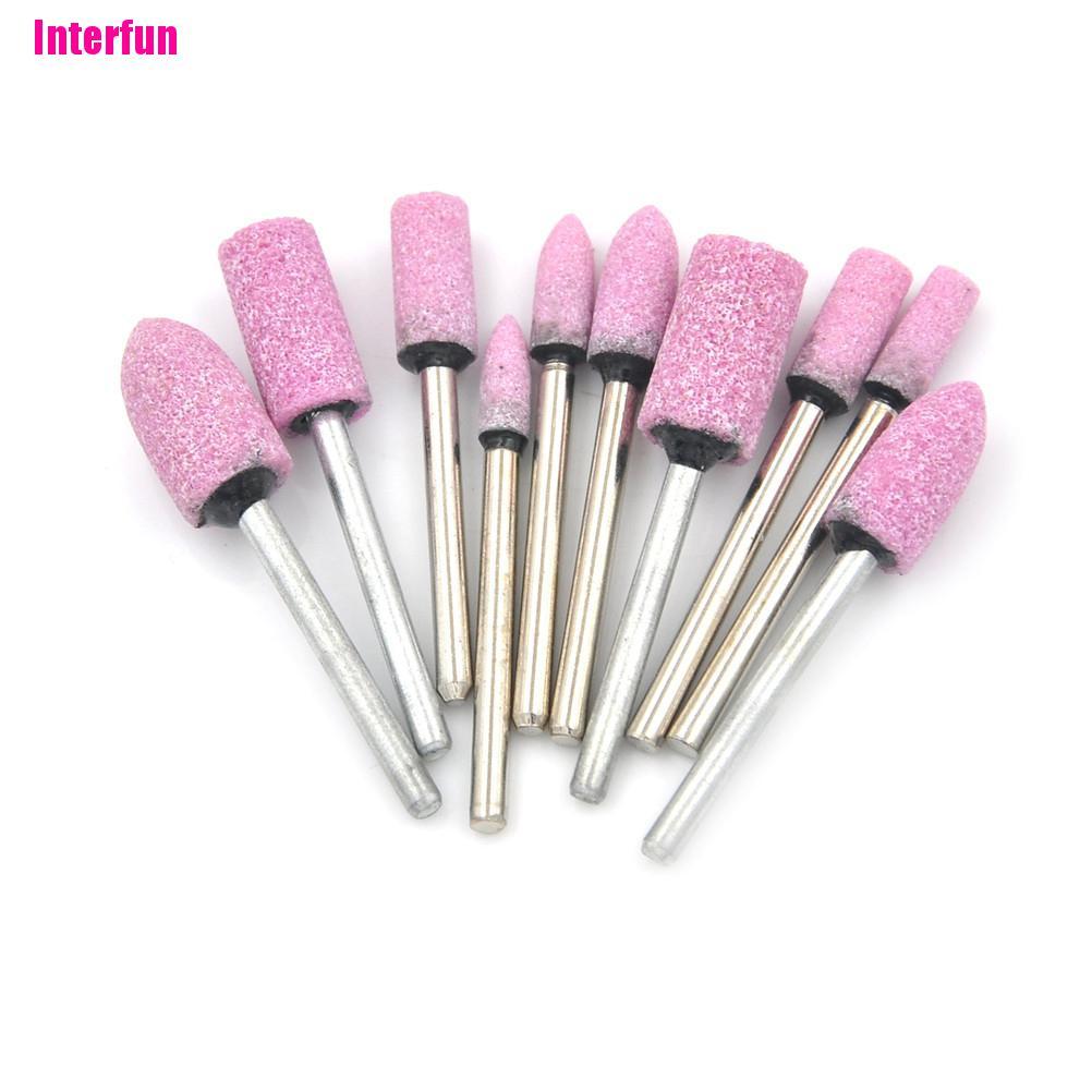 Bộ 10 Dụng Cụ Mài Đá Hồng Đa Năng Tiện Dụng