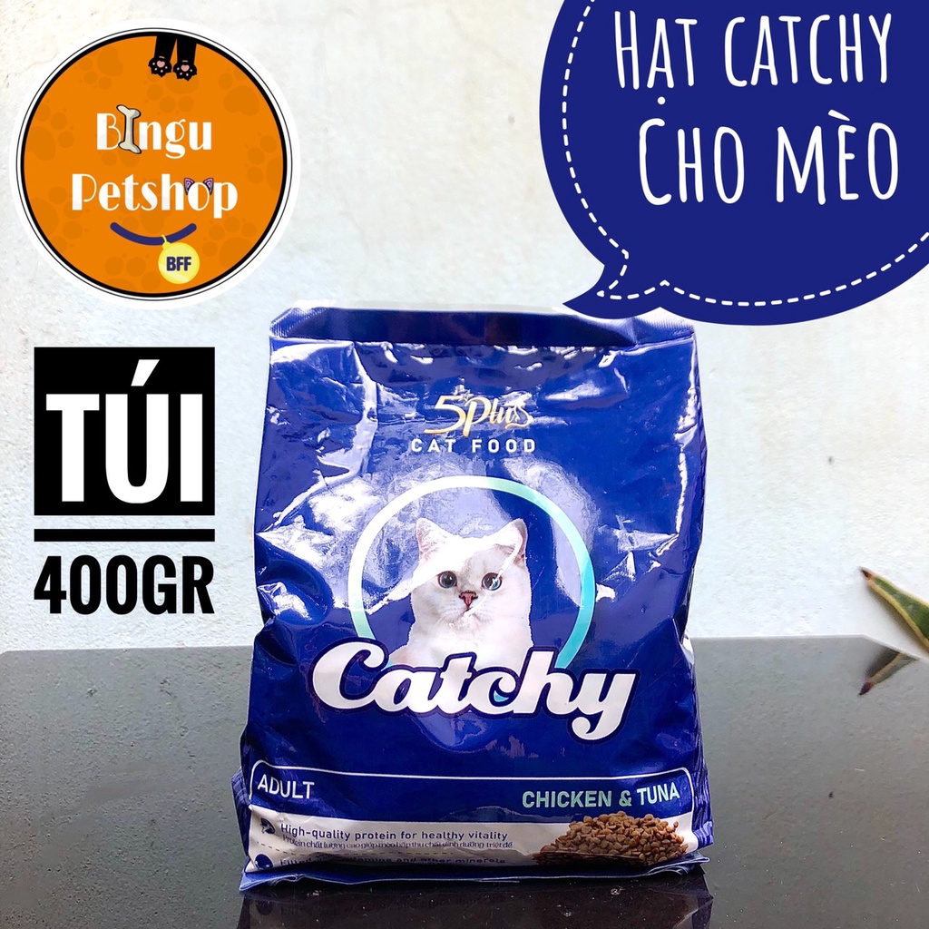 HẠT CATCHY CHO MÈO TRƯỞNG THÀNH VỊ GÀ & CÁ NGỪ