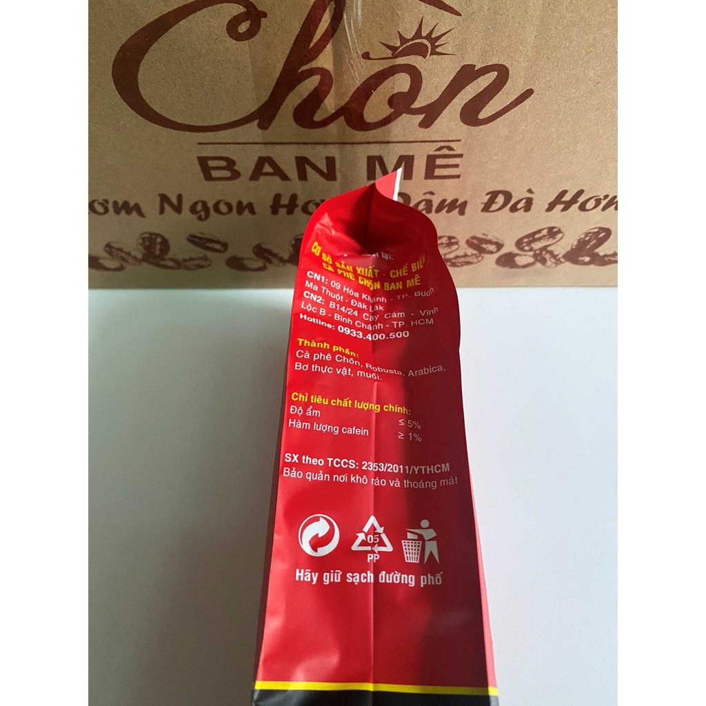 Cà Phê rang xay Chồn BAN MÊ ĐỎ 500g