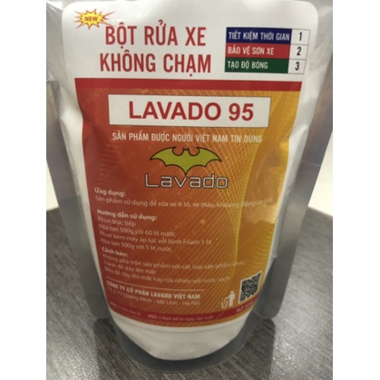 (RẺ VÔ ĐỊCH) Bột rửa xe không chạm Lavado 95 &amp; Lavado 100 Loại Siêu Đậm Đặc