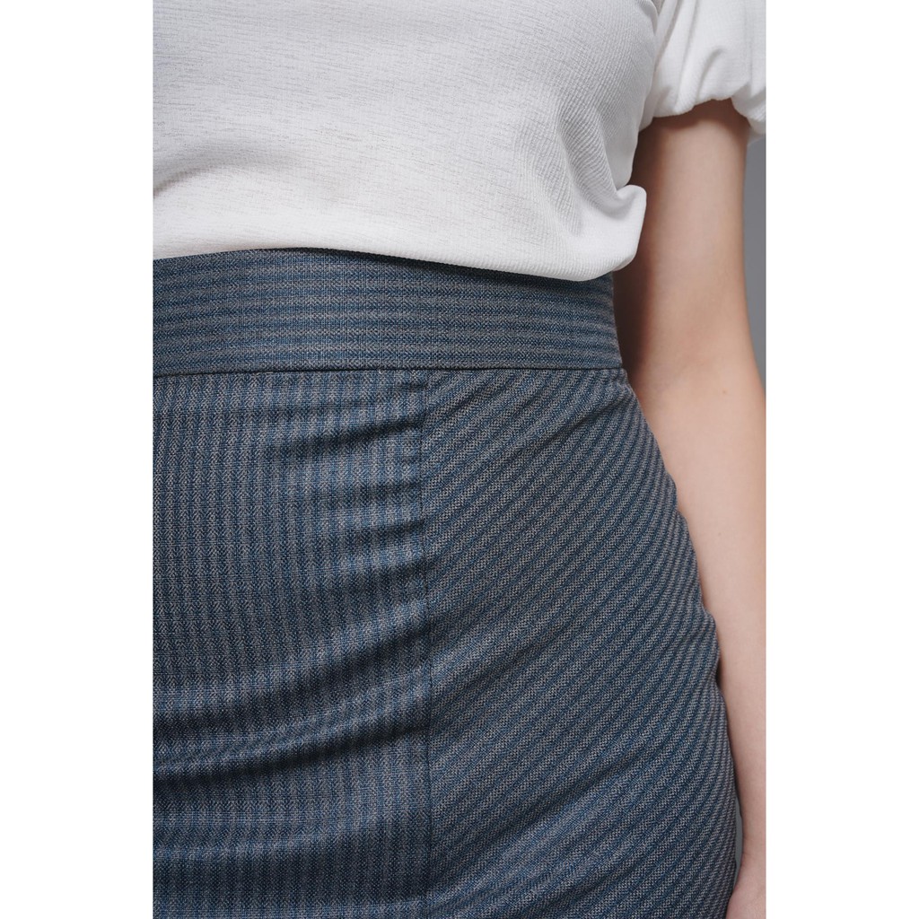 [Mã FASHIONMALLT4 giảm 15% đơn 150k] Chân váy jupe viscose kẻ xanh Z281 NỮ TNG | BigBuy360 - bigbuy360.vn
