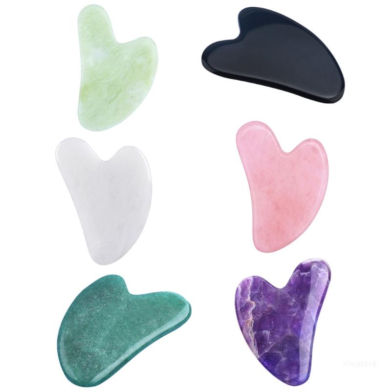 [Hàng mới về] Tấm cạo massage guasha cho cơ thể làm từ ngọc bích