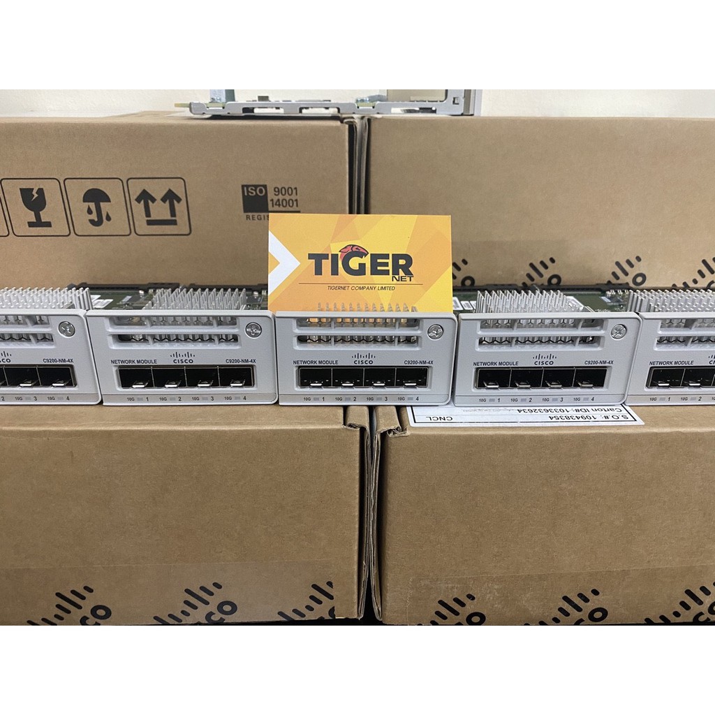 Cisco C9200-NM-4X | Phụ Kiện Nâng Cấp 4 Cổng SFP+ 10G Cho Switch Cisco Dòng C9200.