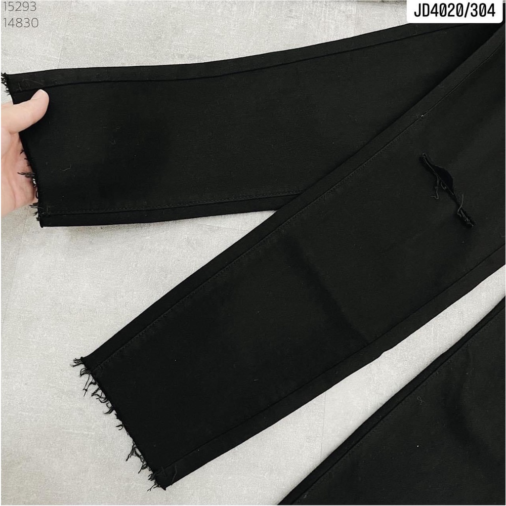 Quần Jean Nam Wash Đen Basic BEACON DENIM Form Slim Fit Phong Cách 304/4020