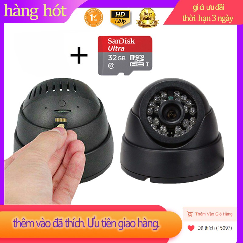 Camera Giám sát an ninh HD 720P Tầm nhìn ban đêm camera | BigBuy360 - bigbuy360.vn