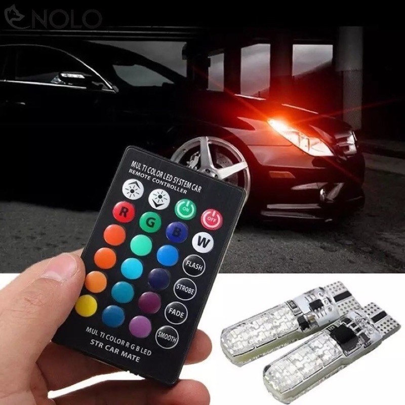 Cặp Đèn 3D Demi MT10 Đổi Màu Có Remote Điều Khiển