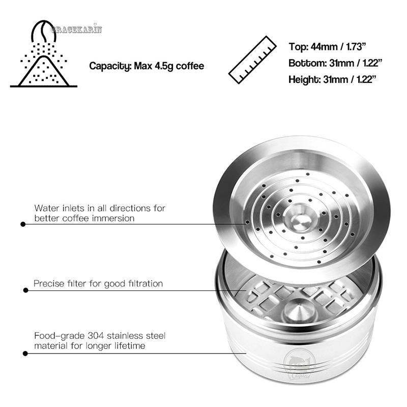 Bộ Lọc Cà Phê Cho Máy Pha Cà Phê Tchibo Cafisi Mini 313212 For Ali Expressi K-Fee19-537