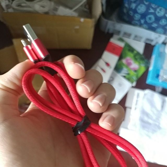 Dây cho ip7 về trước vải dù bền chắc dành cho IP/tablet táo