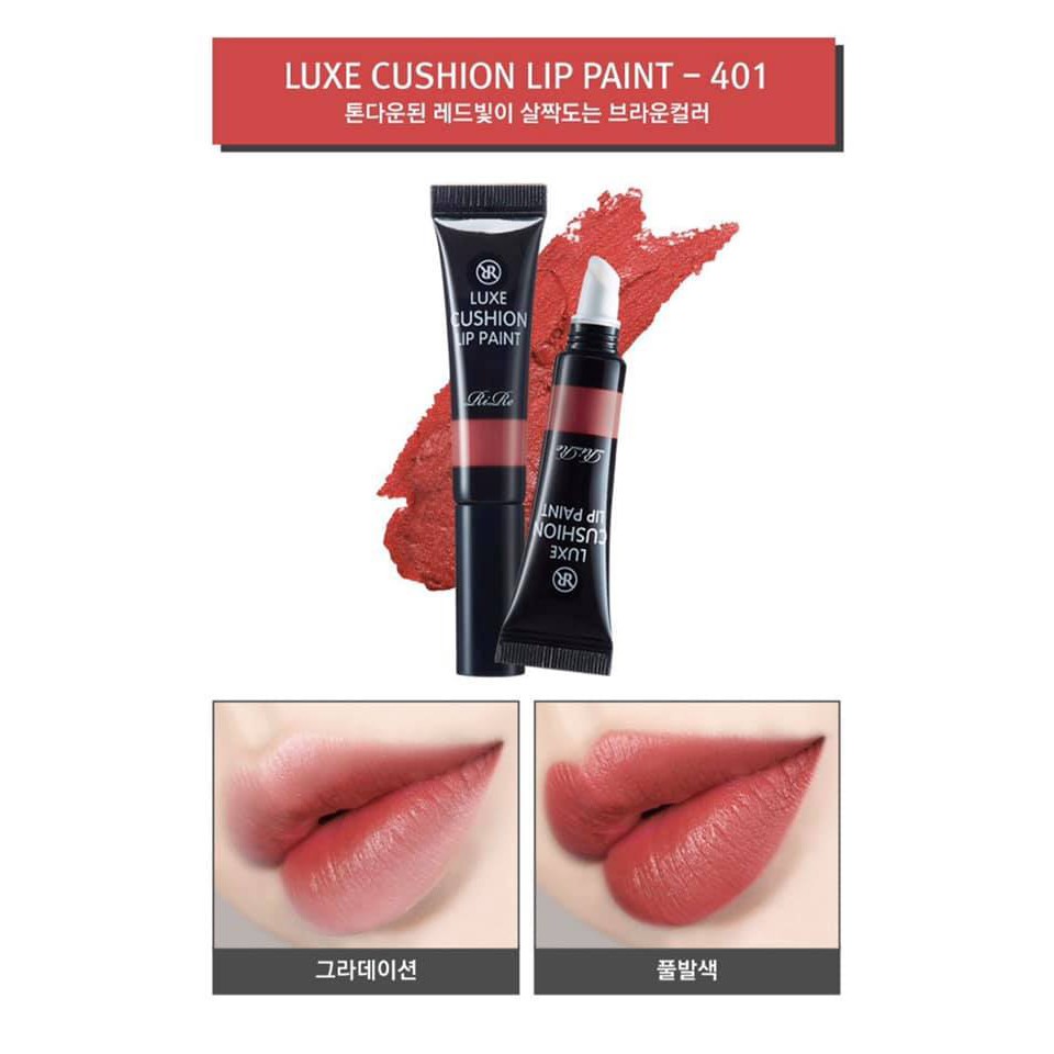 [Made in Korea] SON CUSHION RIRE LUXE LIP PAINT Hàn Quốc giữ màu lâu, với đặc tính dưỡng môi,không làm da môi bong tróc