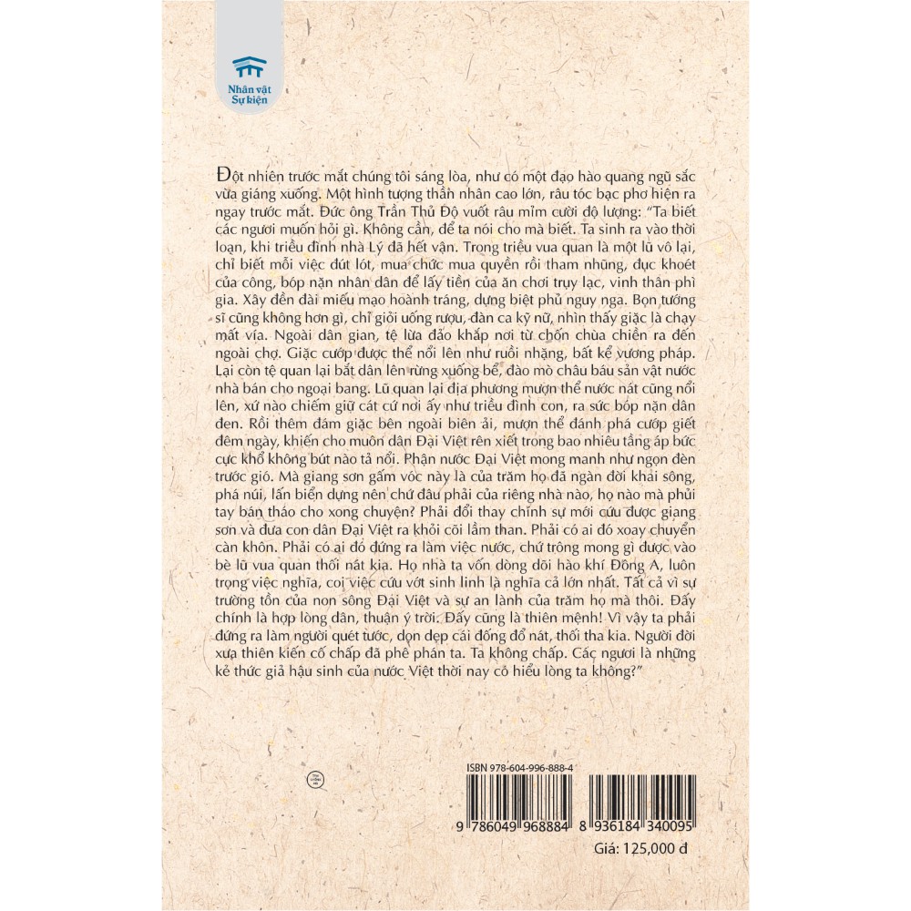 Sách - TRẦN THỦ ĐỘ (Tiểu thuyết lịch sử) | BigBuy360 - bigbuy360.vn