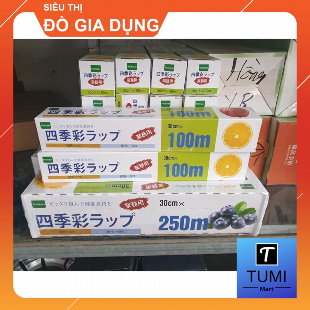 Màng Bọc Thực Phẩm Shikisai nhật bản 30cm x 100m - TUMI