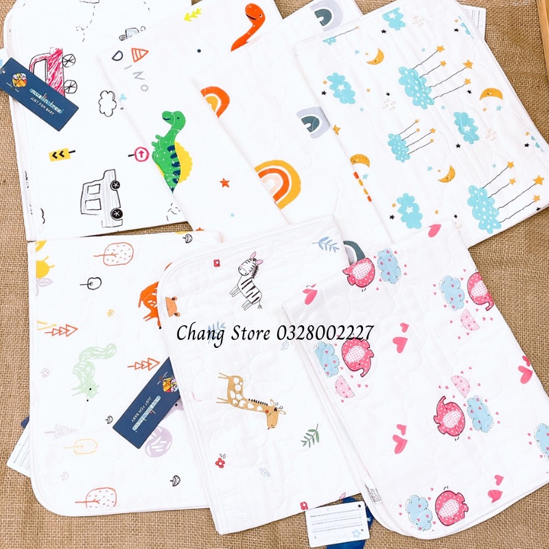 Lót chống thấm sợi tre muslin siêu mềm 55x75cm