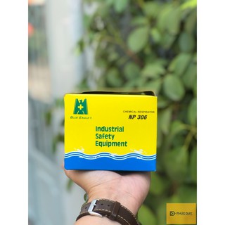 MẶT NẠ PHÒNG ĐỘC BLUE EAGLE  NP306 2 lọc + 2 PHIN LỌC