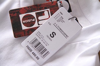 Áo Phông Fila 100% Cotton Trắng/Đen S/M/L