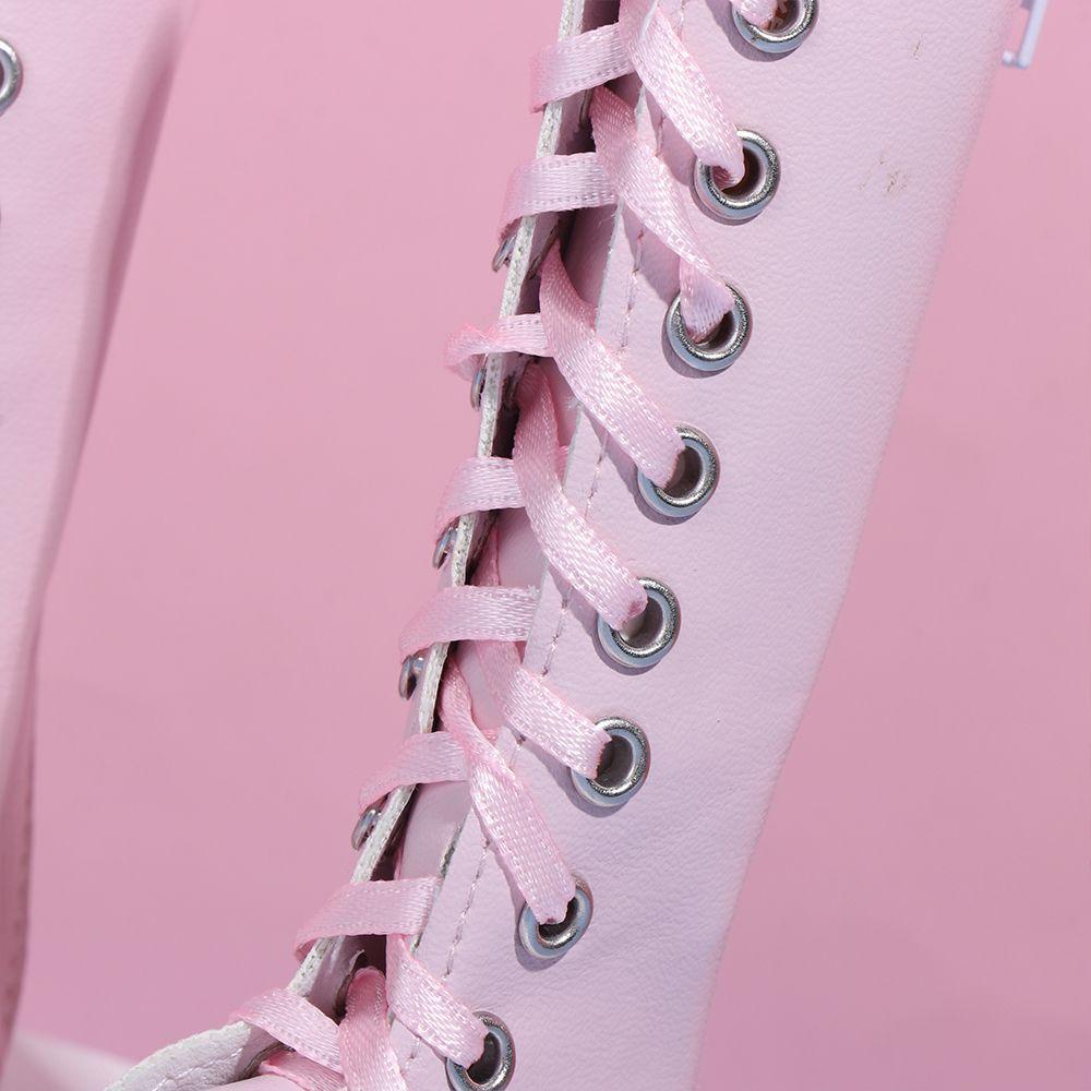 YVE Giày Da PU Phối Vải 11 Kiểu Cho Búp Bê Tỉ Lệ 1 / 3