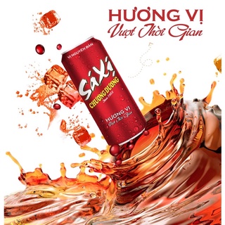 Thùng 24 lon nước ngọt xá xị Chương Dương- ship hỏa tốc