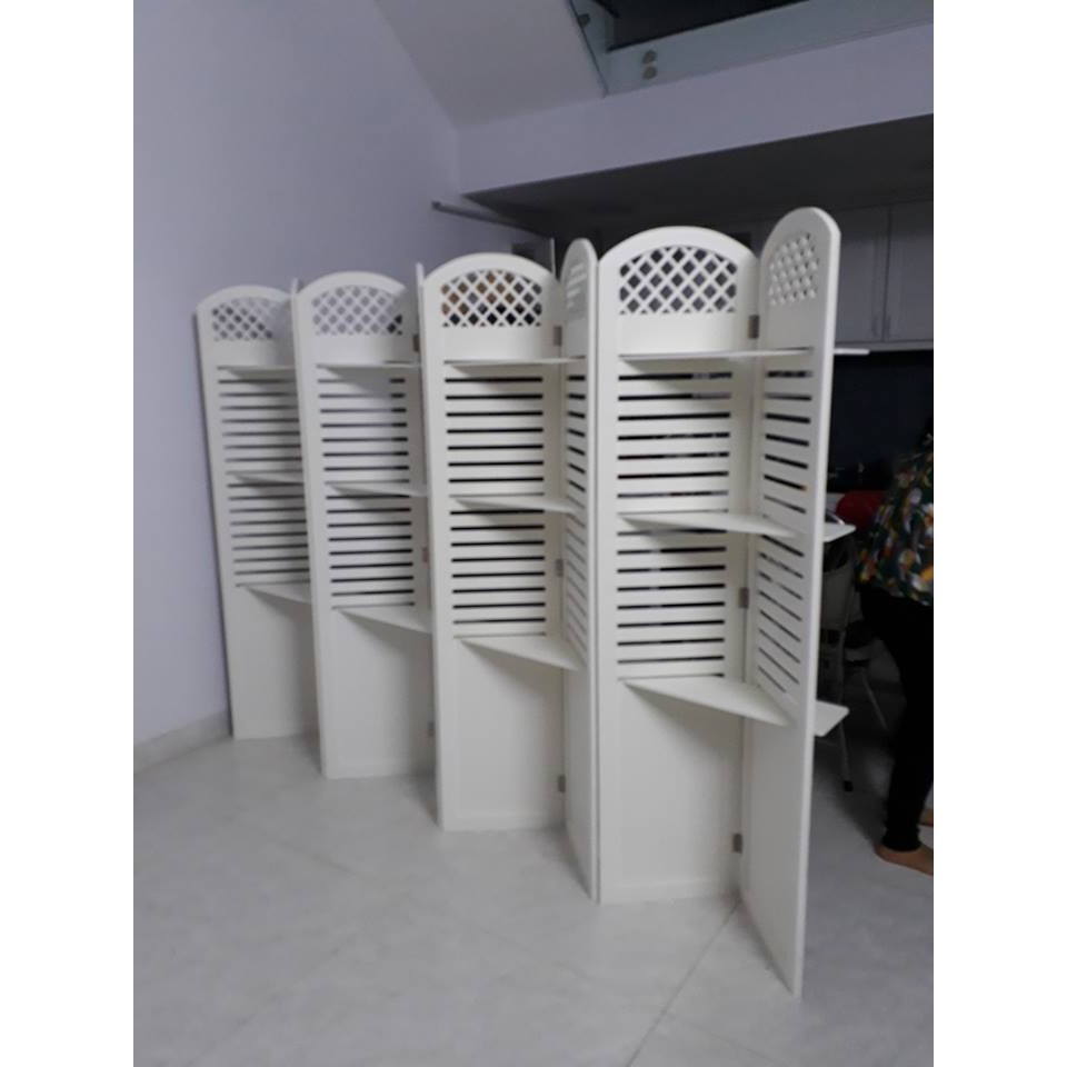 Bình Phong chắn phòng hiện đại Sọc Ngang Có Kệ( giá bán trên 1 tấm) IG464- KHÔNG ĐẶT 1 TẤM | BigBuy360 - bigbuy360.vn