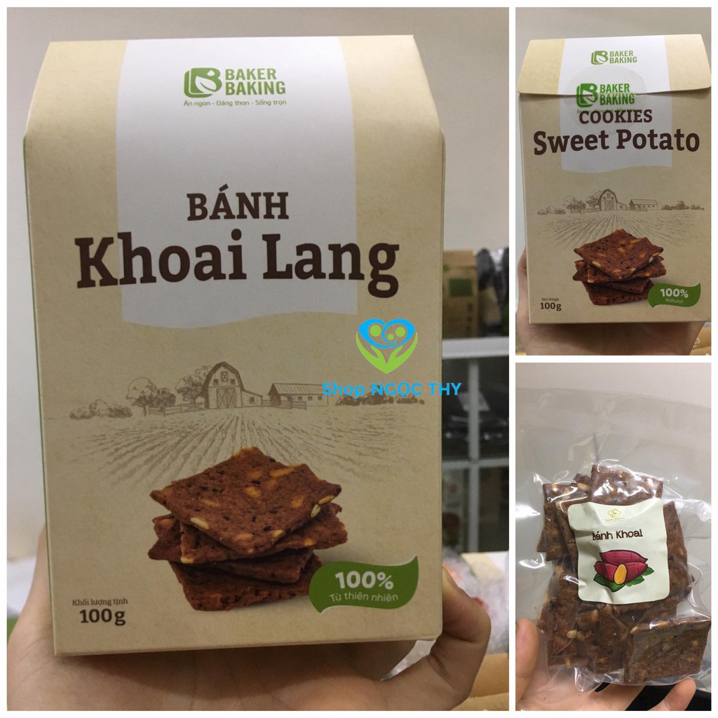 [Baker Baking] Bánh khoai lang ăn kiêng không đường