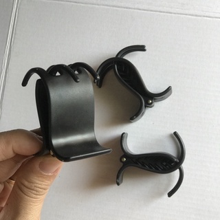 Kẹp tóc càng cua nhựa mờ 5 răng tông màu nhã nhặn