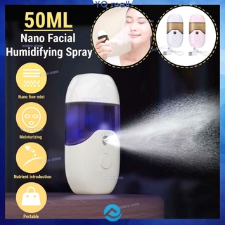 Máy Phun Sương Xông Hơi Mặt NaNo Mini Cầm Tay 50ML