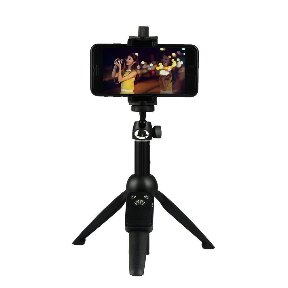 Gậy Chụp Hình, Gậy Tự Sướng Kiêm Chân Tripod YT-9928 Nhỏ Gọn Kèm Tay Remote Bluetooth