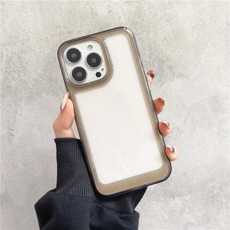 Ốp lưng trong suốt chống va đập cho iphone 13 pro 12 pro max chống vỡ Khung TPU iphone 11 pro xs max xr x / xs 7 8 plus acrylic cứng