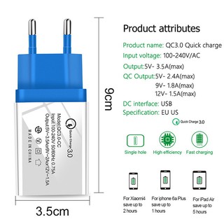 Củ Sạc Nhanh Qc3.0 Cho Điện Thoại