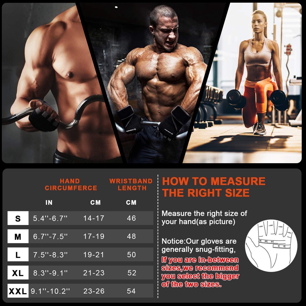 Đôi găng tay thể thao WINMAX hỗ trợ nâng tạ chuyên dụng tiện lợi dành cho nam