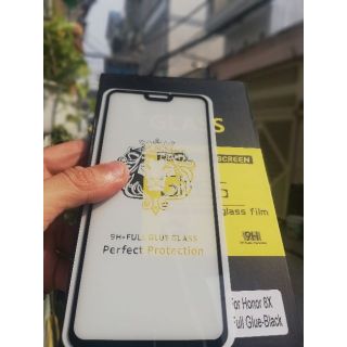 Honor 8X Kính cường lực Full 5D không chấm liti