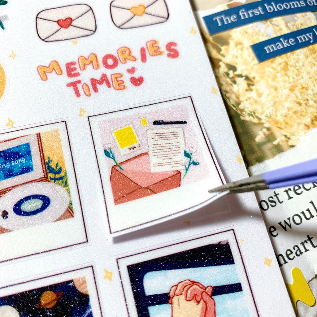 Sticker Memories room A6 by The Stationari