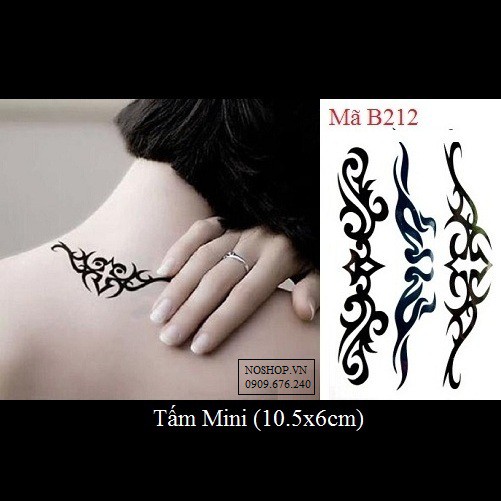 Hình xăm dán hoa văn B212