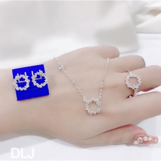 Bộ trang sức bạc huyền thoại biển xanh bạc ta