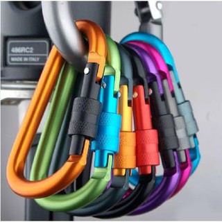 Móc Khóa Nhôm Chữ D - Hộp Kim Nhôm Cứng -  Đai Óc - Loại Tốt 24g Không Phải 19g - Hàng Có Sẵn Trong Kho