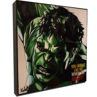 Tranh canvas marvel [HULK] Nghệ thuật Popart