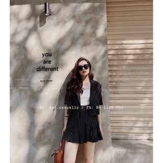 Set vest 2 màu sang chảnh