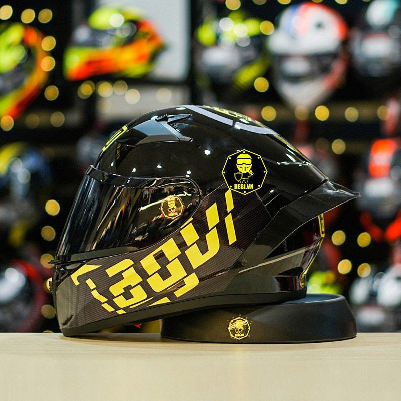 Tem AGV dán nón bảo hiểm Fullface , 3/4 , Xe