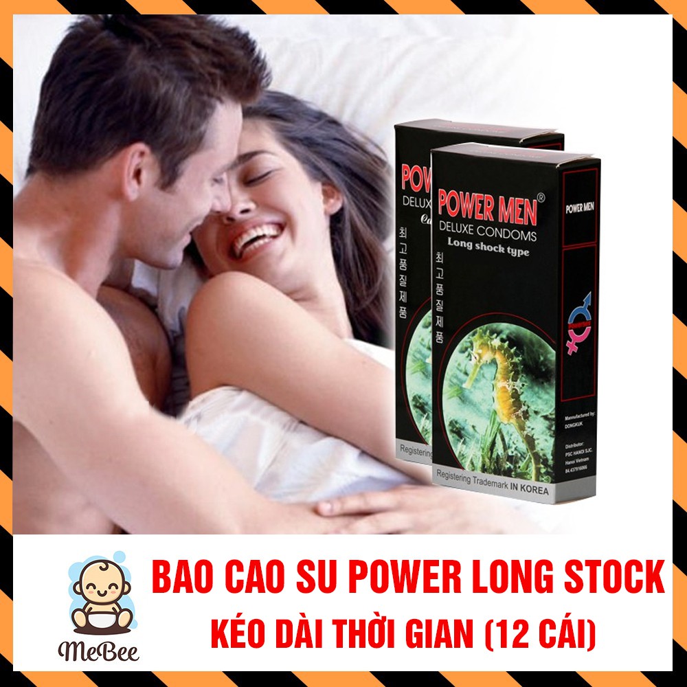 Bao Cao Su Powermen Cá Ngựa (hộp 12 chiếc) gân gai