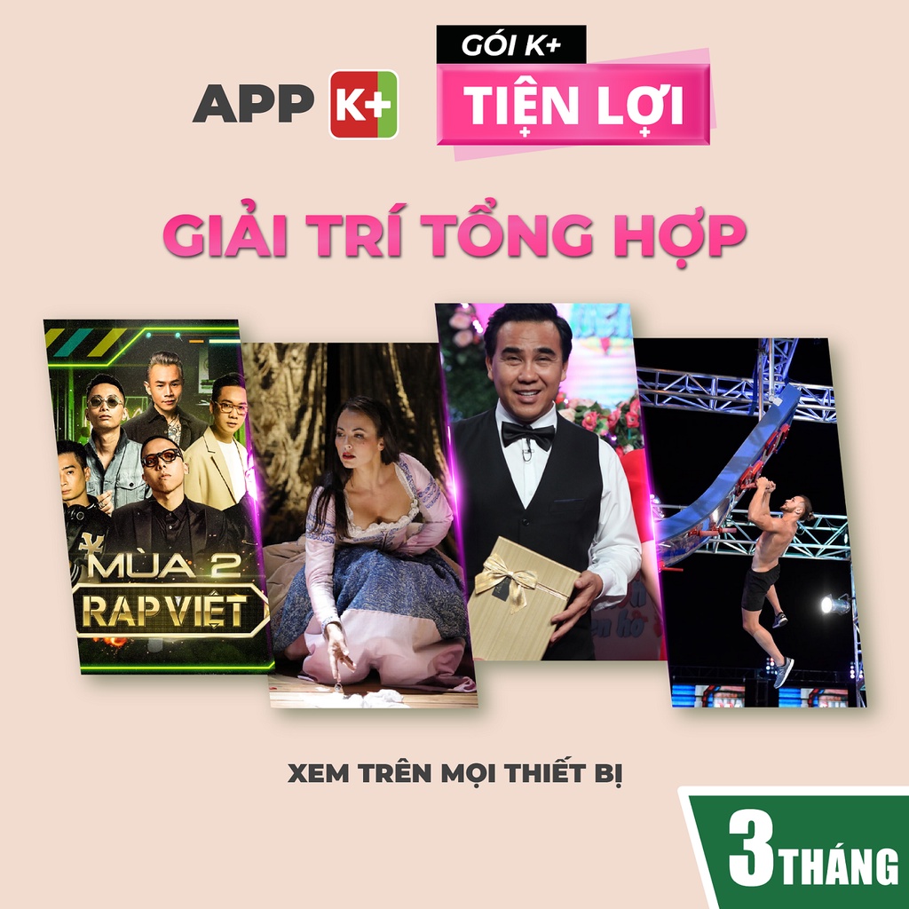 App K+ Gói Tiện Lợi - Thời hạn 03 tháng